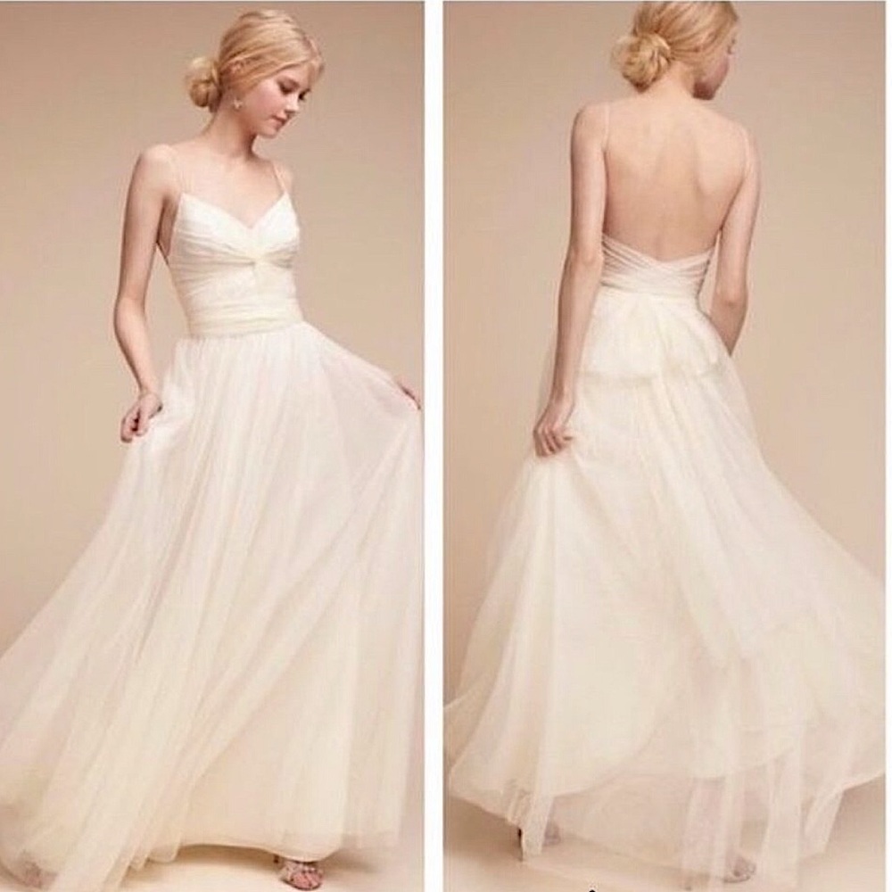 Watters BHLDN Tinsley Tulle Ivory Wedding Gown Dress | NEW without tags/no flaws